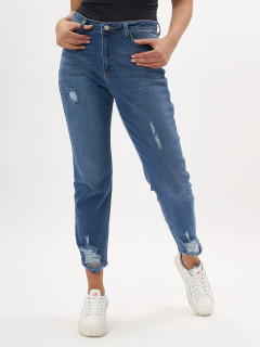 Купит оптом от производителя джинсы прямого кроя женские с высокой талией недорого в Москве 836_1S