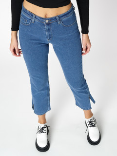 Купить оптом женские джинсы клеш с высокой посадкой от производителя дешево 844S 
