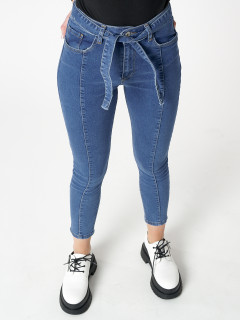 Купить оптом от производителя джинсы зауженные к низу женские недорого в Москве 880S