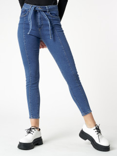 Купить оптом от производителя джинсы зауженные к низу женские недорого в Москве 880S