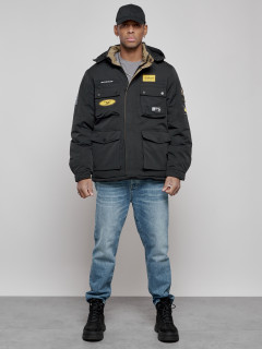 Купить куртку мужскую зимнюю оптом от производителя недорого в Москве 88905Ch