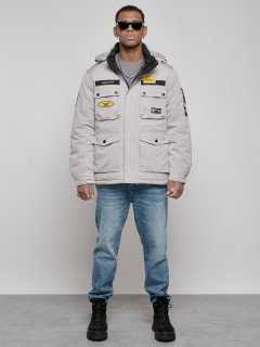 Купить куртку мужскую зимнюю оптом от производителя недорого в Москве 88905Sr