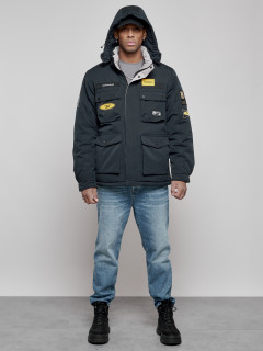 Купить куртку мужскую зимнюю оптом от производителя недорого в Москве 88905TS