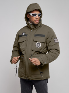 Купить куртку мужскую зимнюю оптом от производителя недорого в Москве 88911Kh