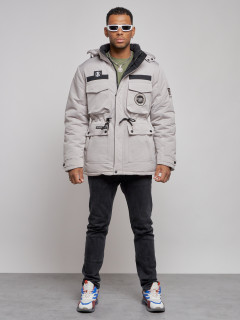 Купить куртку мужскую зимнюю оптом от производителя недорого в Москве 88911Sr