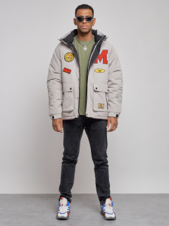 Купить куртку мужскую зимнюю оптом от производителя недорого в Москве 88915Sr