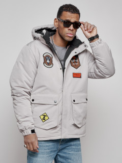 Купить куртку мужскую зимнюю оптом от производителя недорого в Москве 88917Sr