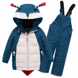 Детский зимний костюм горнолыжный зеленого цвета купить оптом в интернет магазине MTFORCE 9001Z