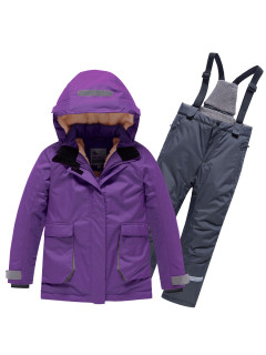 Горнолыжный костюм детский зимний темно-фиолетового цвета купить оптом в интернет магазине MTFORCE 9004TF