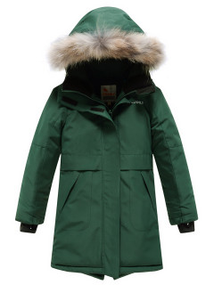 Купить оптом куртку парку подростковую для девочки зимнюю недорого в Москве 9240Z