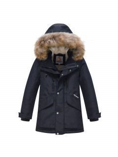 Купить куртку парку для мальчика оптом от производителя недорого в Москве 9339Ch