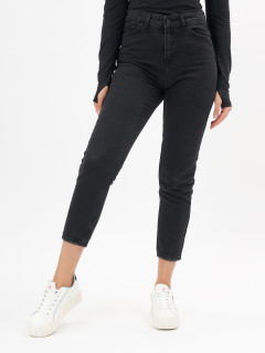Купит оптом от производителя джинсы прямого кроя женские с высокой талией недорого в Москве 940_01TC