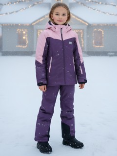 Купить комплект одежды горнолыжный костюм зимний для девочки оптом от производителя недорого в Воронеже 9419S