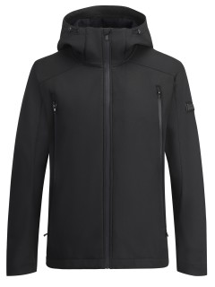 Ветровка мужская софтшелл виндстоппер с капюшоном купить оптом от производителя недорого в Санкт-Петербурге 9613_1Ch
