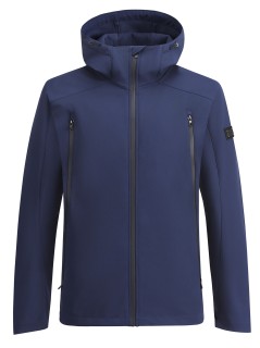 Ветровка мужская софтшелл виндстоппер с капюшоном купить оптом от производителя недорого в Санкт-Петербурге 9613_1TS