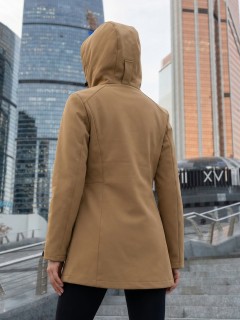 Парка женская софтшелл виндстоппер с капюшоном купить оптом от производителя недорого в Казани МТФОРС 9614_1G