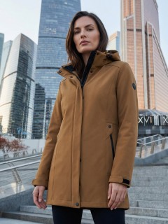 Парка женская софтшелл виндстоппер с капюшоном купить оптом от производителя недорого в Новосибирске МТФОРС 9614_1G