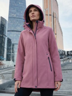 Парка женская софтшелл виндстоппер с капюшоном купить оптом от производителя недорого в Новосибирске МТФОРС 9614_1M