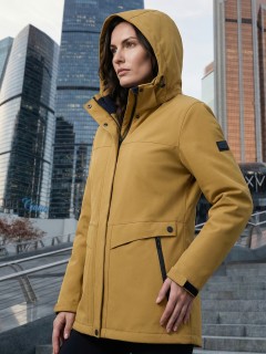 Ветровка женская софтшелл виндстоппер с капюшоном купить оптом от производителя недорого в Новосибирске 9616_1G