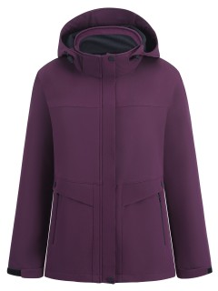 Ветровка женская софтшелл виндстоппер с капюшоном купить оптом от производителя недорого в  Красноярске 9616_1TF