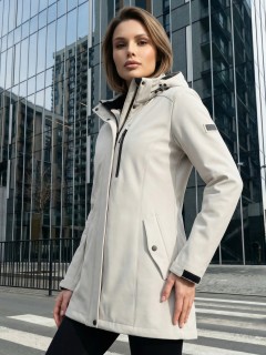 Парка женская софтшелл виндстоппер с капюшоном купить оптом от производителя недорого в Новосибирске МТФОРС 9618_1Bl