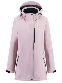 Парка женская софтшелл виндстоппер с капюшоном купить оптом от производителя недорого в  Красноярске МТФОРС 9618_1R