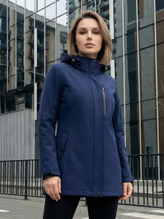 Парка женская софтшелл виндстоппер с капюшоном купить оптом от производителя недорого в Новосибирске МТФОРС 9618_1TS