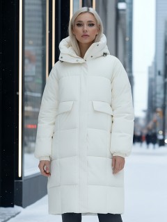 Купить куртку женскую с капюшоном зимнюю  стеганную оптом от производителя недорого в Екатеринбурге 9621B