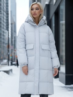 Купить куртку женскую с капюшоном зимнюю  стеганную оптом от производителя недорого в Екатеринбурге 9621SS