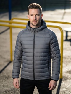 Куртка мужская гибридная стёганая с графеновой подкладкой купить оптом от производителя в Нижнем Новгороде 9621_1TC