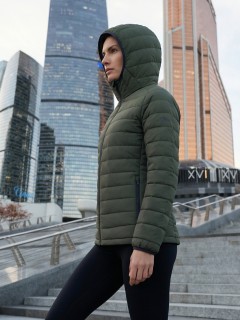 Куртка женская гибридная стёганая с графеновой подкладкой купить оптом от производителя в Самаре 9622_1Kh