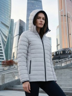 Куртка женская гибридная стёганая с графеновой подкладкой купить оптом от производителя в Перми 9622_1Sr