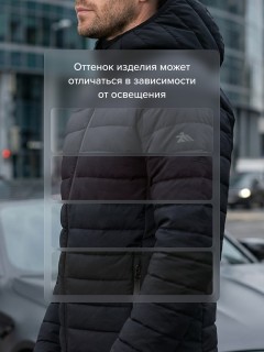 Куртка мужская стёганая с капюшоном с графеновой подкладкой купить оптом от производителя в Самаре 9623_1Ch