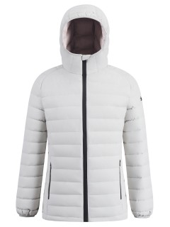 Куртка женская стёганая с капюшоном с графеновой подкладкой купить оптом от производителя в  Красноярске 9624_1SB