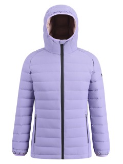 Куртка женская стёганая с капюшоном с графеновой подкладкой купить оптом от производителя в  Красноярске 9624_1Sn