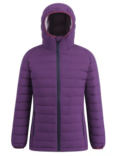 Куртка женская стёганая с капюшоном с графеновой подкладкой купить оптом от производителя в  Красноярске 9624_1TF