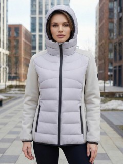 Куртка женская гибридная стёганая с графеновой подкладкой купить оптом от производителя в Перми 9626_1Sr