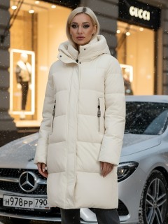 Купить куртку женскую с капюшоном зимнюю  стеганную оптом от производителя недорого в Екатеринбурге 9629B