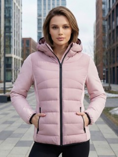 Куртка женская гибридная стёганая с графеновой подкладкой купить оптом от производителя в Перми 9630_1R