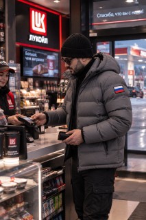 Купить оптом мужскую зимнюю стёганую куртку с графеновой подкладкой недорого в Воронеже — MTFORCE 9651Sr