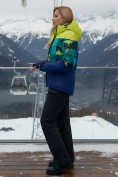 Оптом Горнолыжный костюм женский зимний салатового цвета 0005Sl, фото 3
