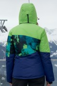 Оптом Горнолыжный костюм женский зимний зеленого цвета 0005Z, фото 5