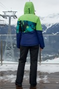 Оптом Горнолыжный костюм женский зимний зеленого цвета 0005Z, фото 2