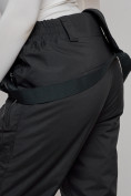 Оптом Горнолыжный костюм женский зимний черного цвета 005Ch в Ульяновске, фото 18