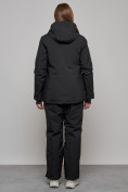 Оптом Горнолыжный костюм женский зимний черного цвета 005Ch в Алма-Ате, фото 4