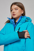 Оптом Горнолыжный костюм женский зимний синего цвета 005S в Челябинске, фото 10