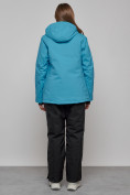 Оптом Горнолыжный костюм женский зимний синего цвета 005S в Краснодаре, фото 4