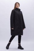 Оптом Куртка демисезонная женская УЦЕНКА черного цвета 0110Ch в Казани, фото 3