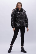 Оптом Куртка зимняя женская черного УЦЕНКА цвета 0120Ch в Казани, фото 3