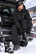 Оптом Мужской горнолыжный костюм черного цвета 0122Ch, фото 9